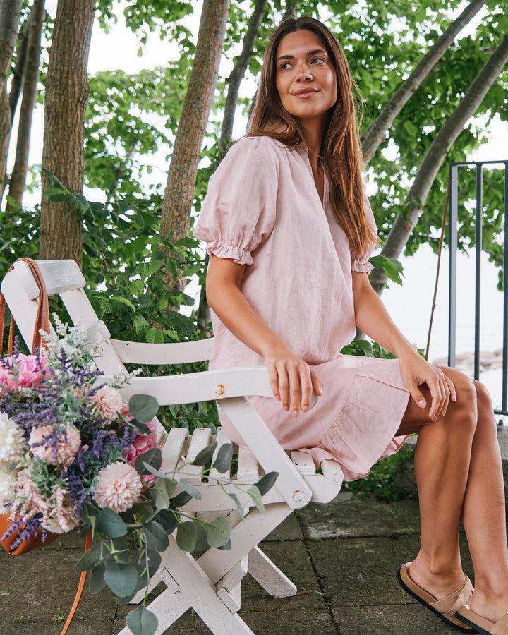 Odesa Linen Blouse Rose Smoke | Skjorter og bluser | Smuk - Dameklær på nett