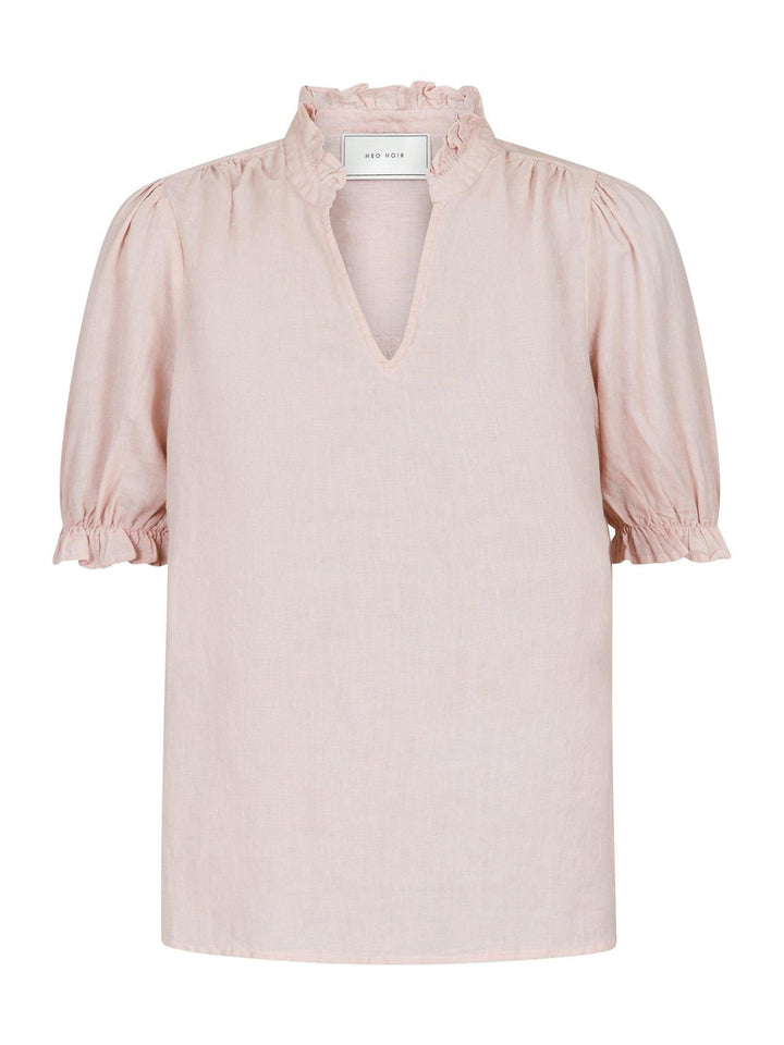 Odesa Linen Blouse Rose Smoke | Skjorter og bluser | Smuk - Dameklær på nett