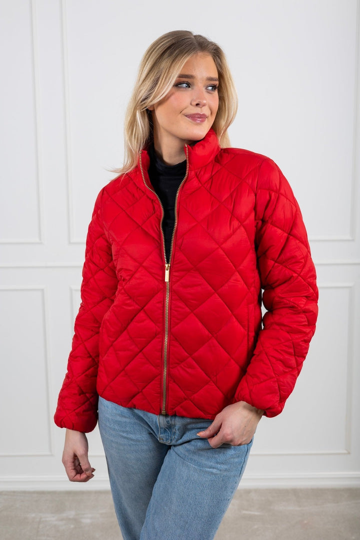 Oliapw Outerwear Ribbon Red | Yttertøy | Smuk - Dameklær på nett