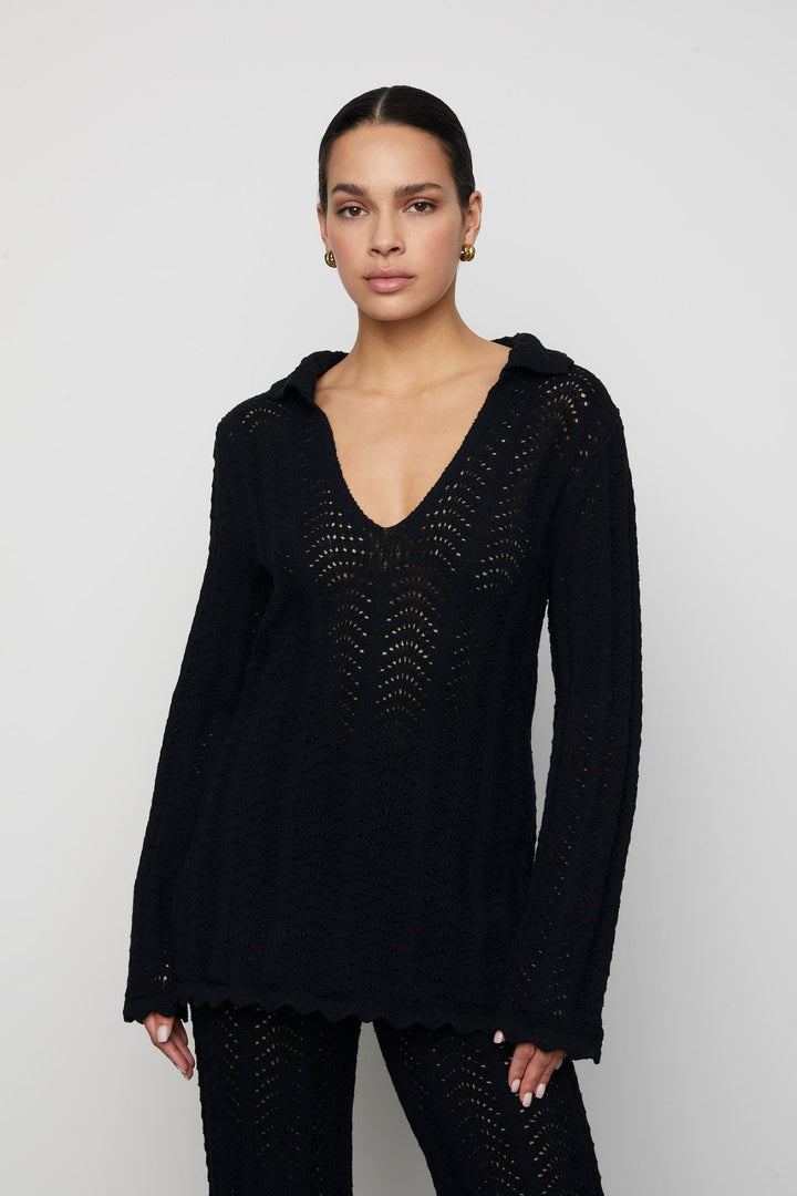 Ophelia Sweater Black | Genser | Smuk - Dameklær på nett