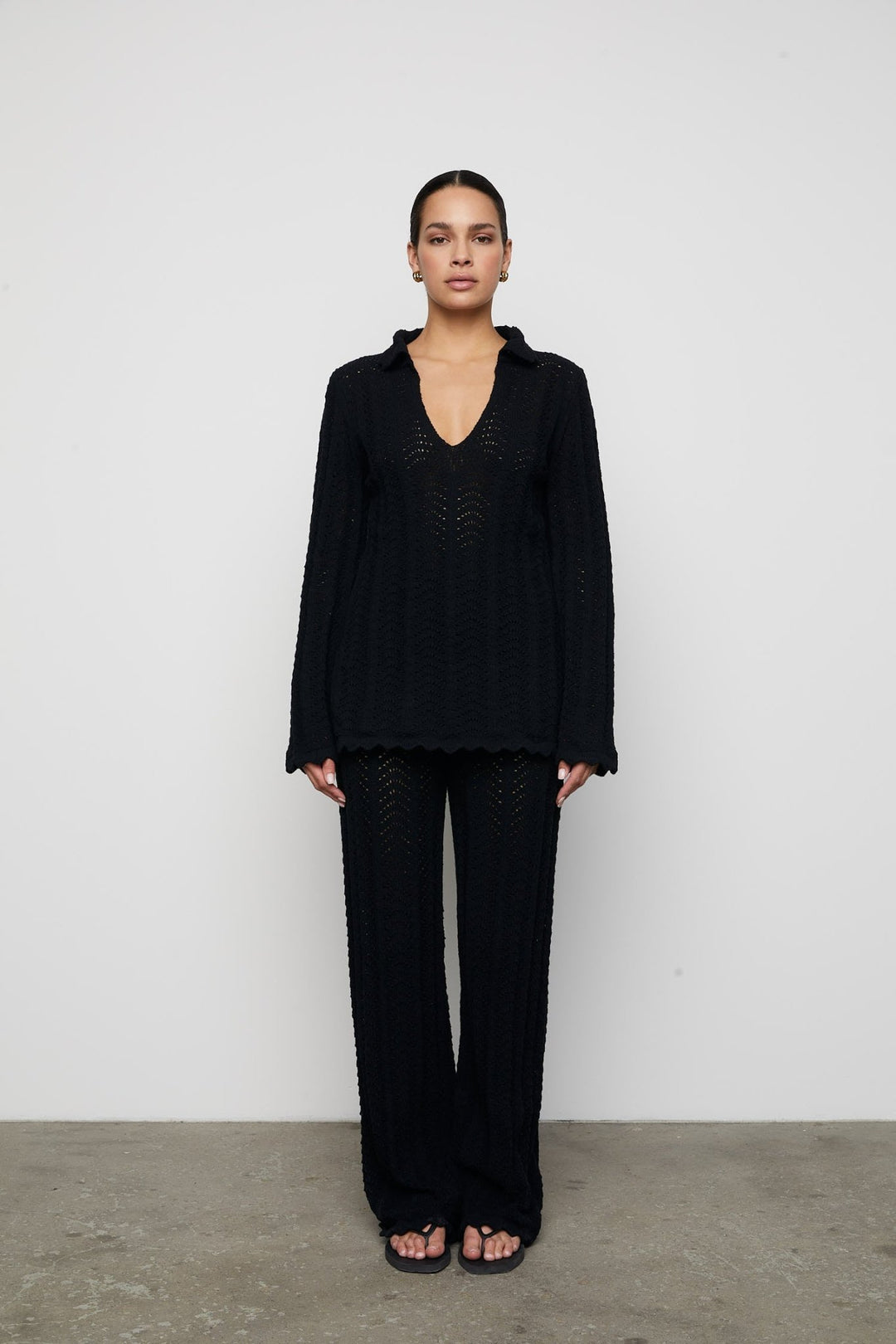 Ophelia Sweater Black | Genser | Smuk - Dameklær på nett