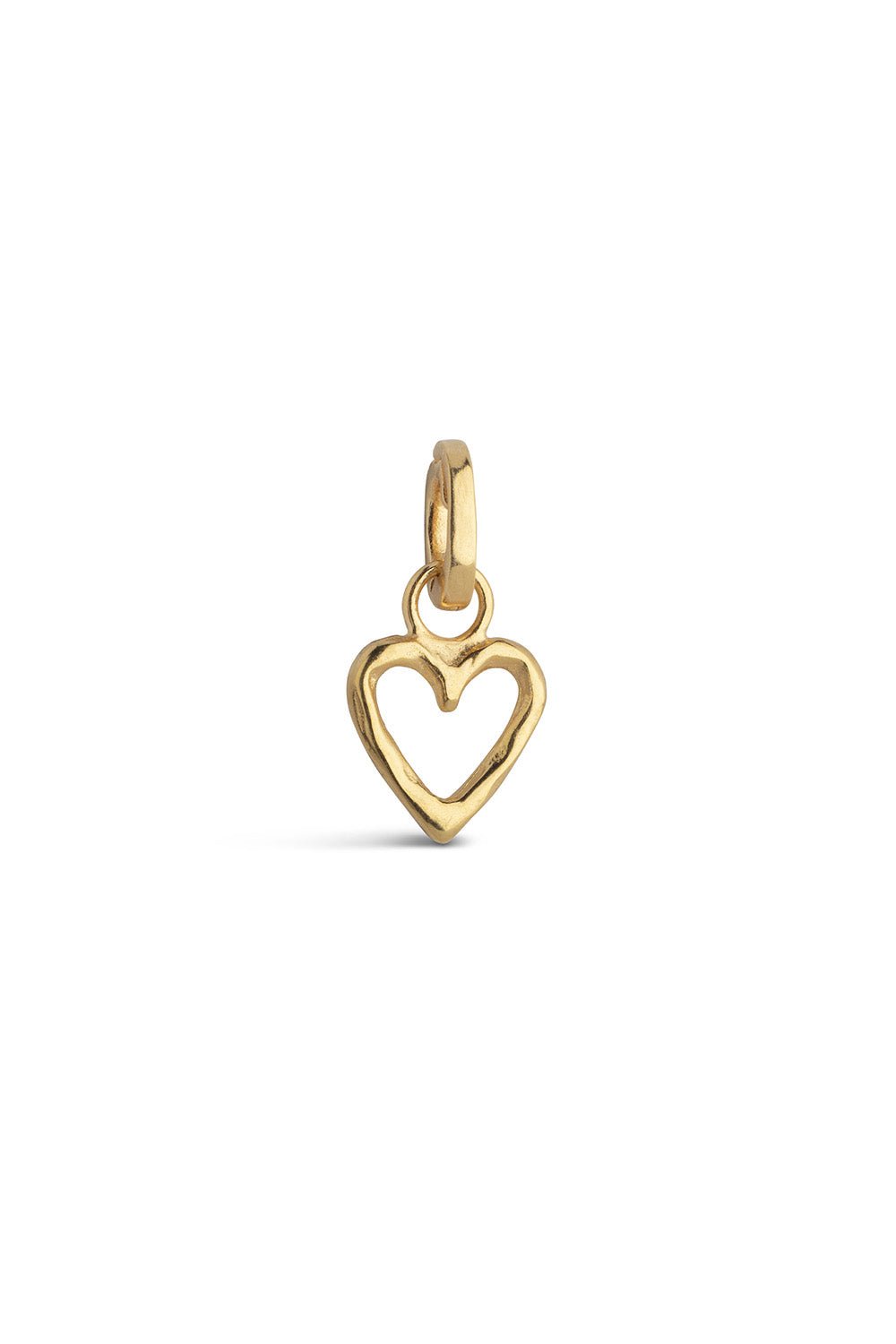 Organic Heart Charms Gold | Accessories | Smuk - Dameklær på nett