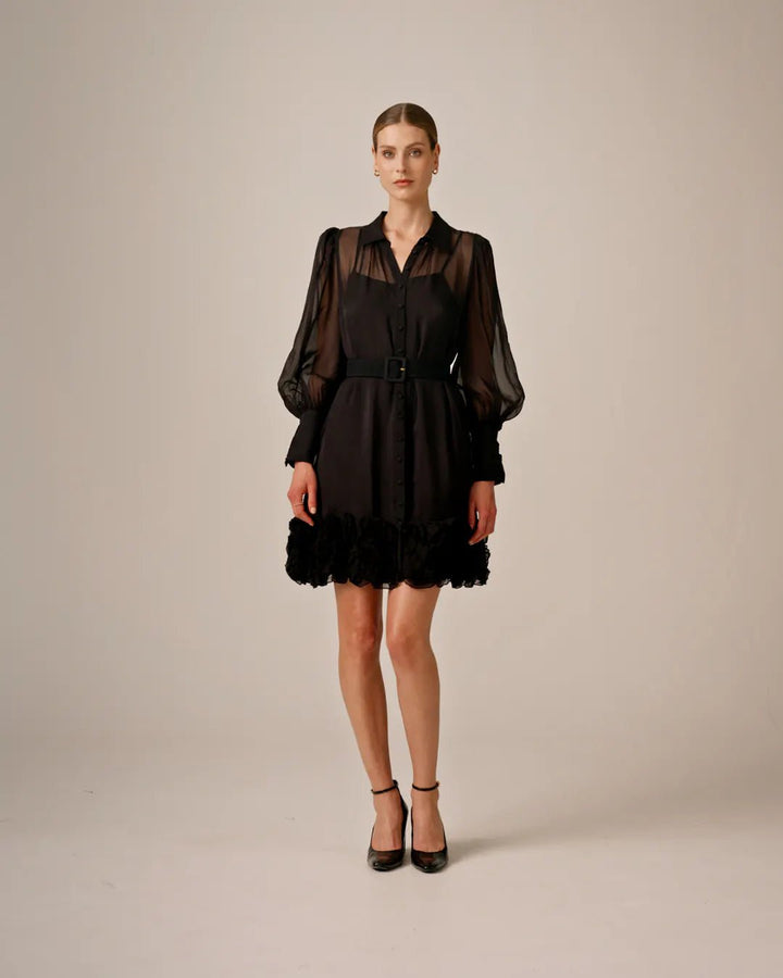 Organza Mini Dress Black | Kjoler | Smuk - Dameklær på nett