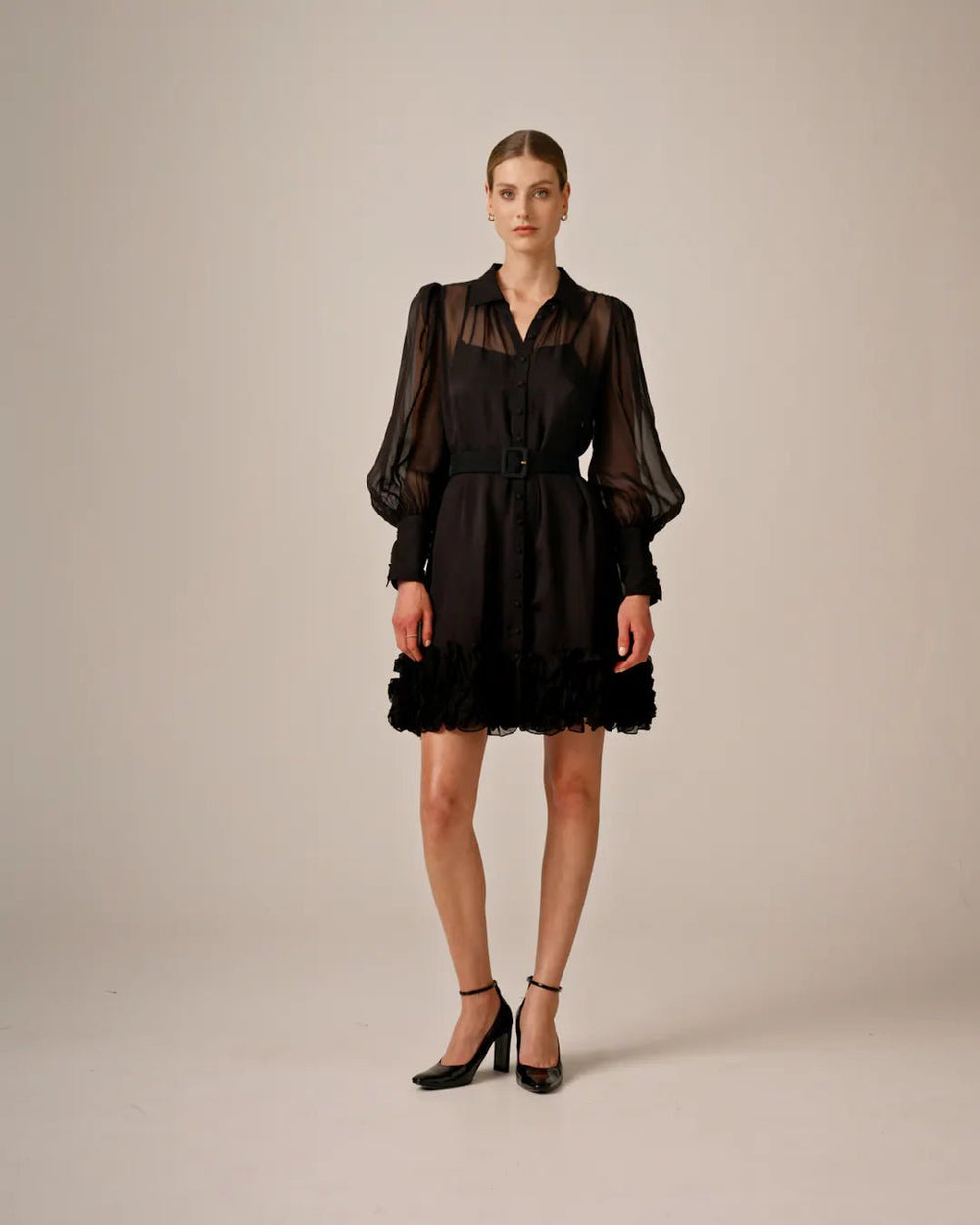 Organza Mini Dress Black | Kjoler | Smuk - Dameklær på nett