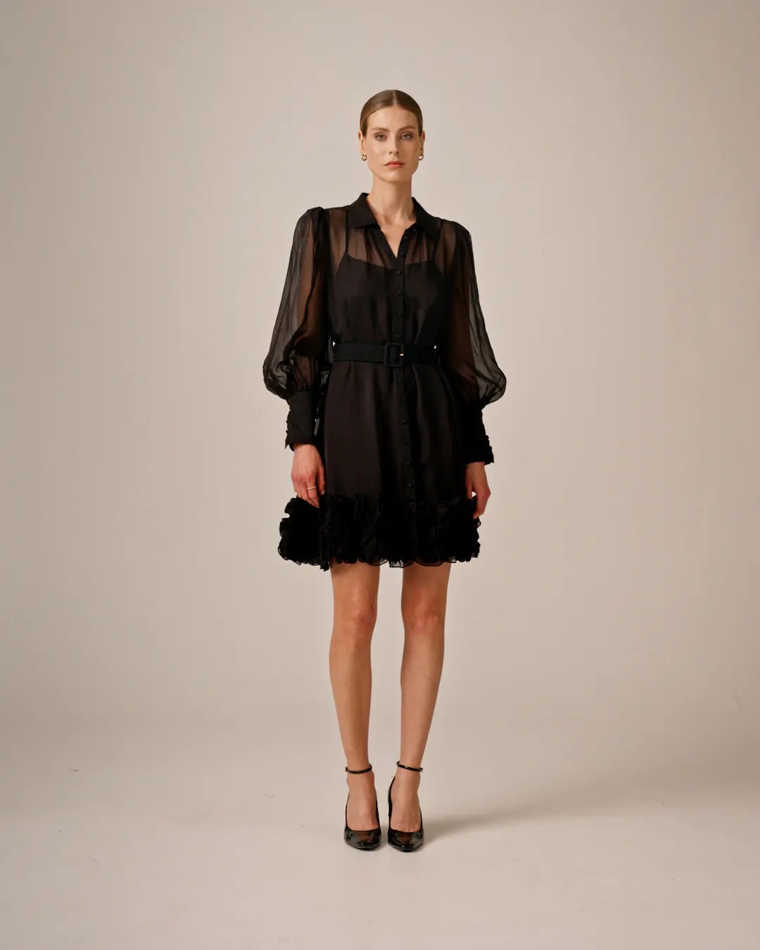 Organza Mini Dress Black | Kjoler | Smuk - Dameklær på nett