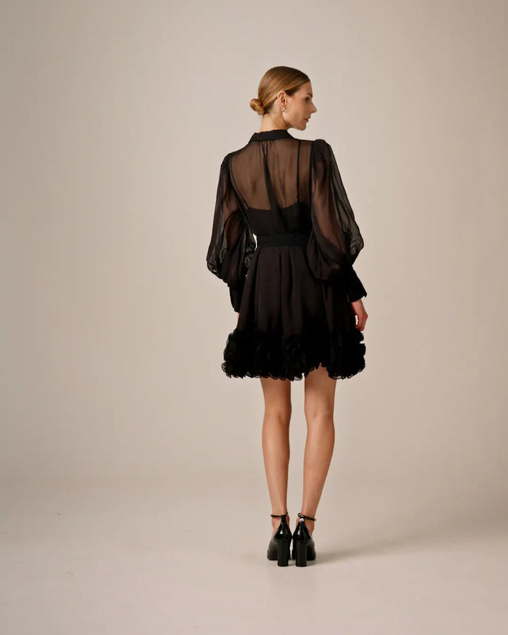 Organza Mini Dress Black | Kjoler | Smuk - Dameklær på nett