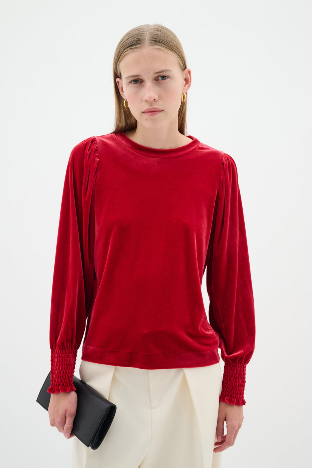 Oriellaiw Blouse True Red | Skjorter og bluser | Smuk - Dameklær på nett