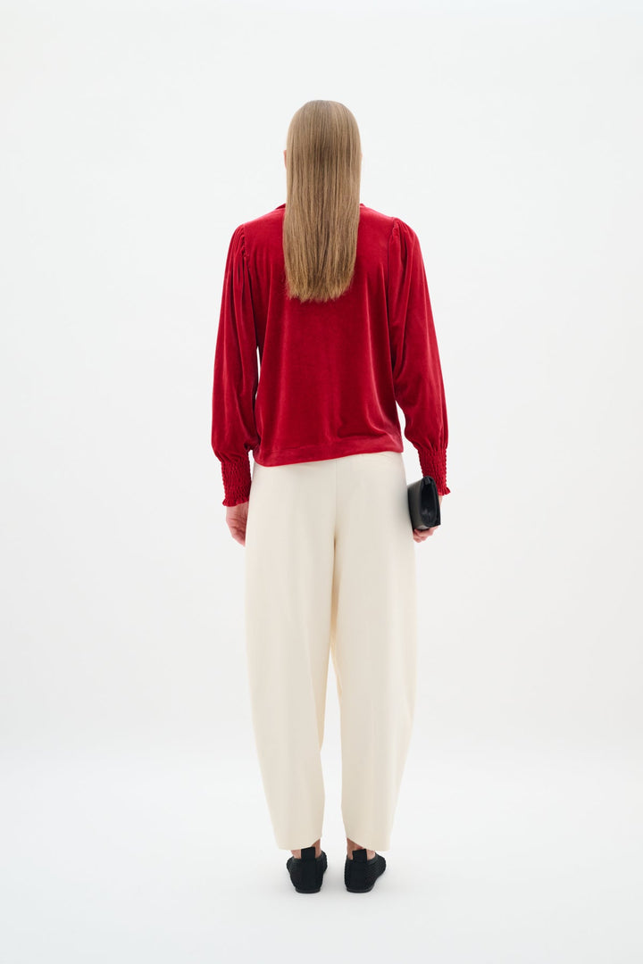 Oriellaiw Blouse True Red | Skjorter og bluser | Smuk - Dameklær på nett