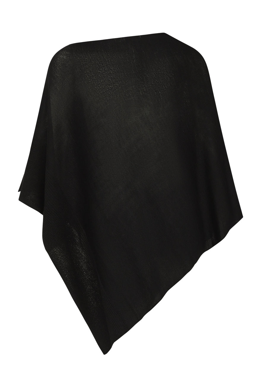 Paige Poncho Black | Poncho | Smuk - Dameklær på nett