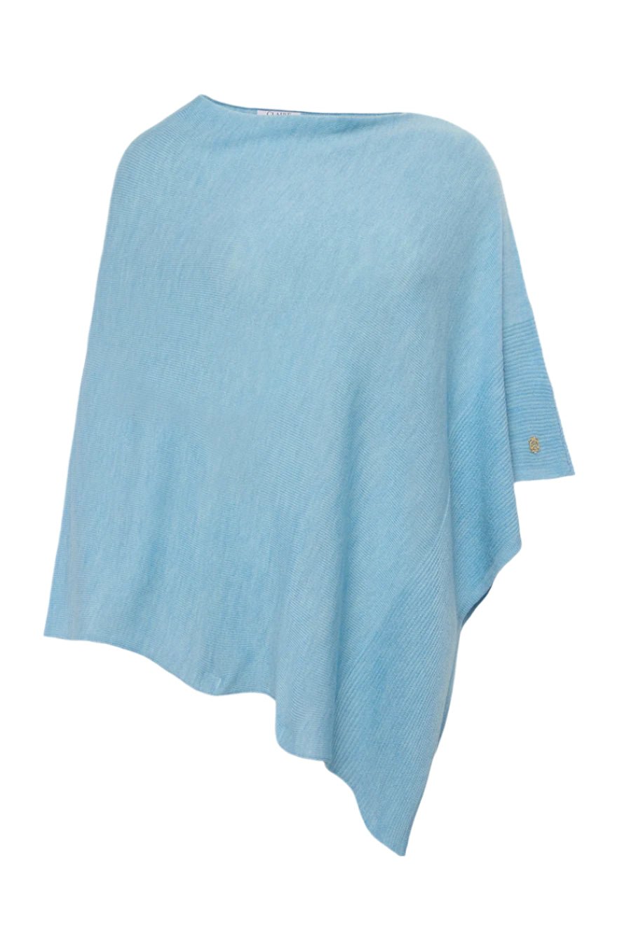 Paige Poncho Icy Blue | Poncho | Smuk - Dameklær på nett