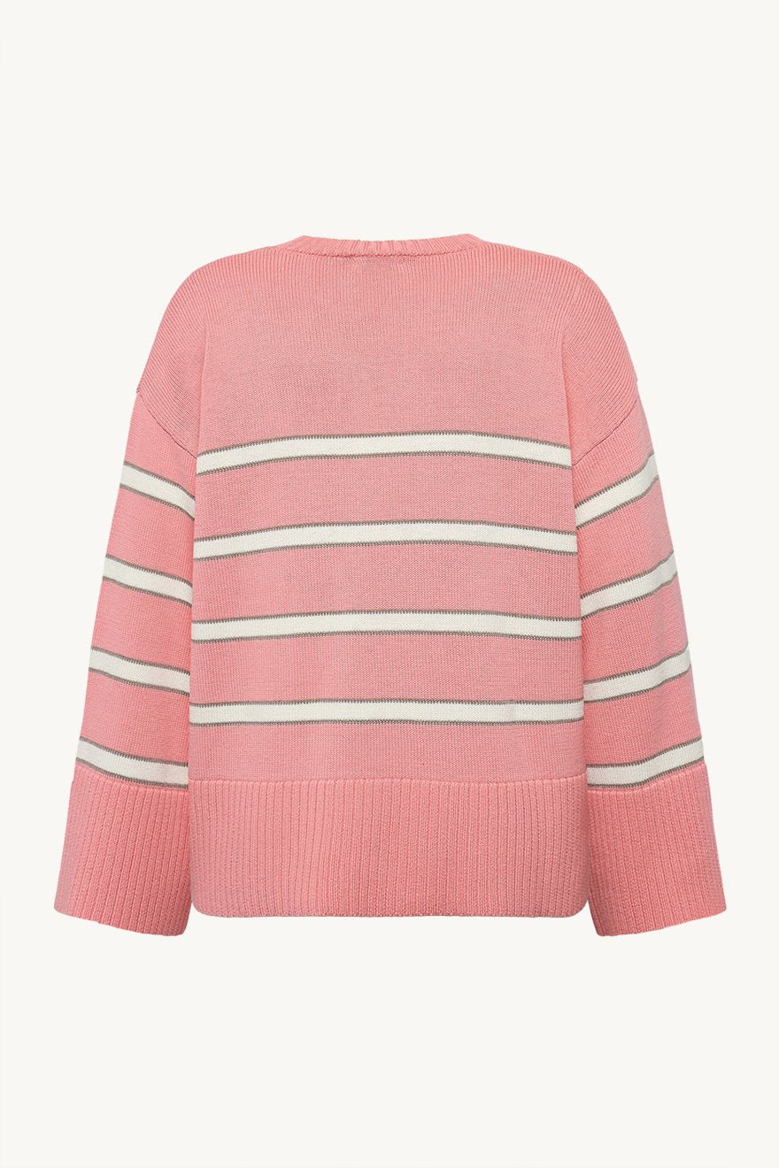 Palina Stripe Pullover Ivory | Genser | Smuk - Dameklær på nett