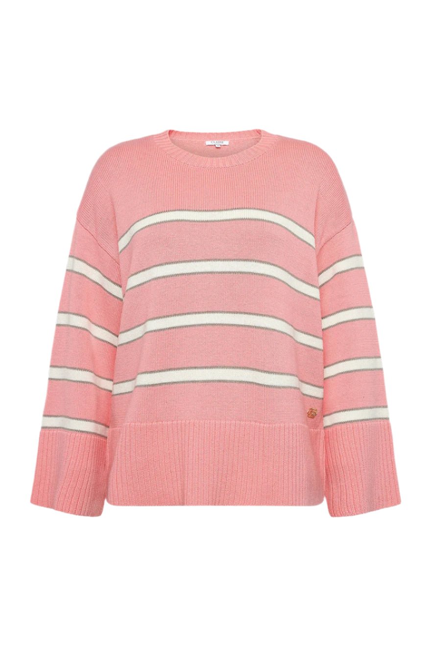 Palina Stripe Pullover Ivory | Genser | Smuk - Dameklær på nett