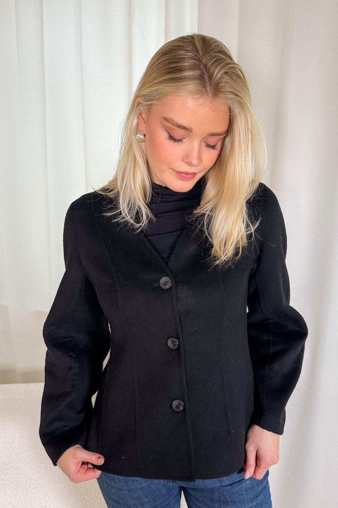 Palma Lano Handmade Jacket Black | Yttertøy | Smuk - Dameklær på nett