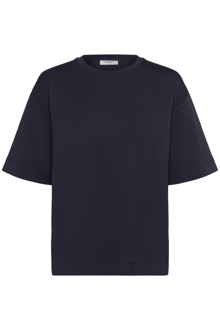 Pannieiw Oversize Tshirt Marine Blue | Topper | Smuk - Dameklær på nett