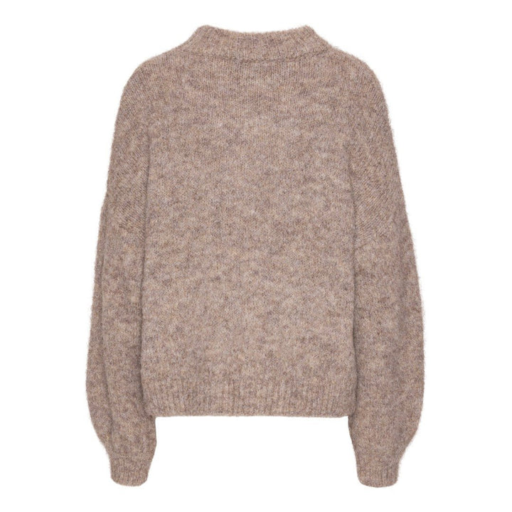 Patrisia Solid Knit Pullover Brown | Genser | Smuk - Dameklær på nett