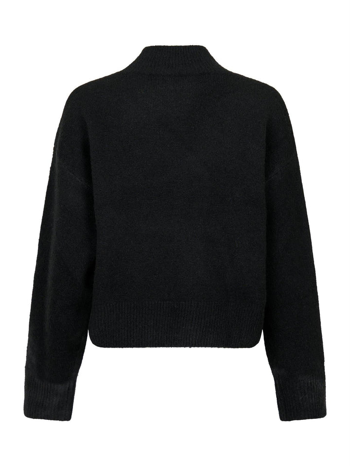 Paulina Knit Blouse Black | Genser | Smuk - Dameklær på nett