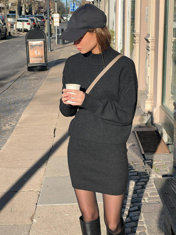 Paulina Knit Blouse Black | Genser | Smuk - Dameklær på nett