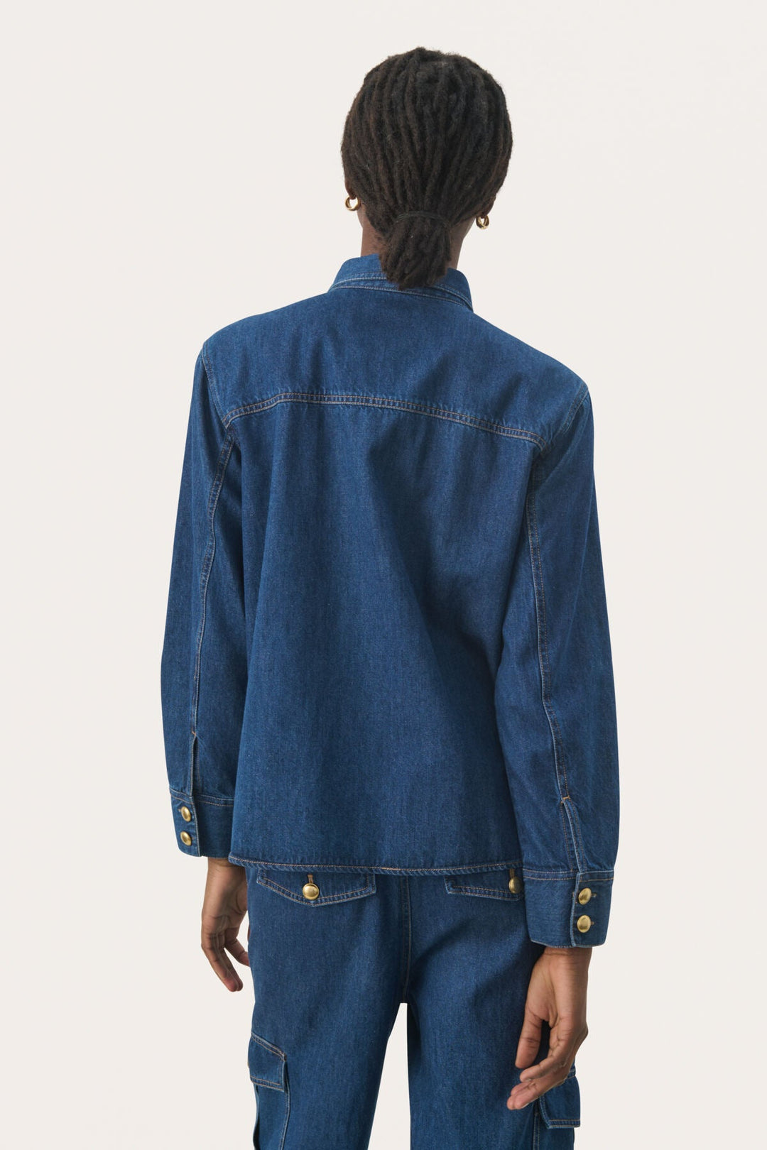 Payapw Shirt Dark Vintage Denim | Skjorter og bluser | Smuk - Dameklær på nett