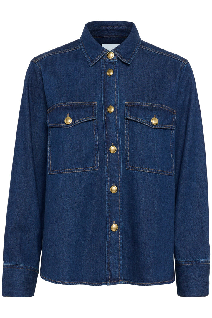 Payapw Shirt Dark Vintage Denim | Skjorter og bluser | Smuk - Dameklær på nett