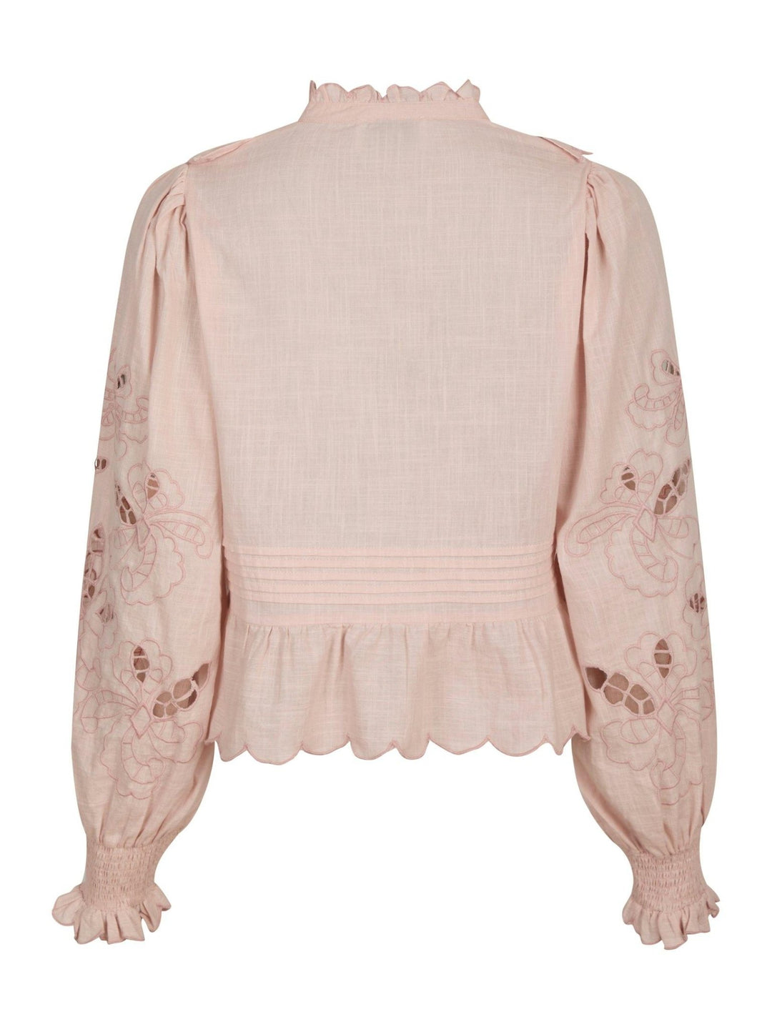 Petrine Embroidery Blouse Rose | Skjorter og bluser | Smuk - Dameklær på nett