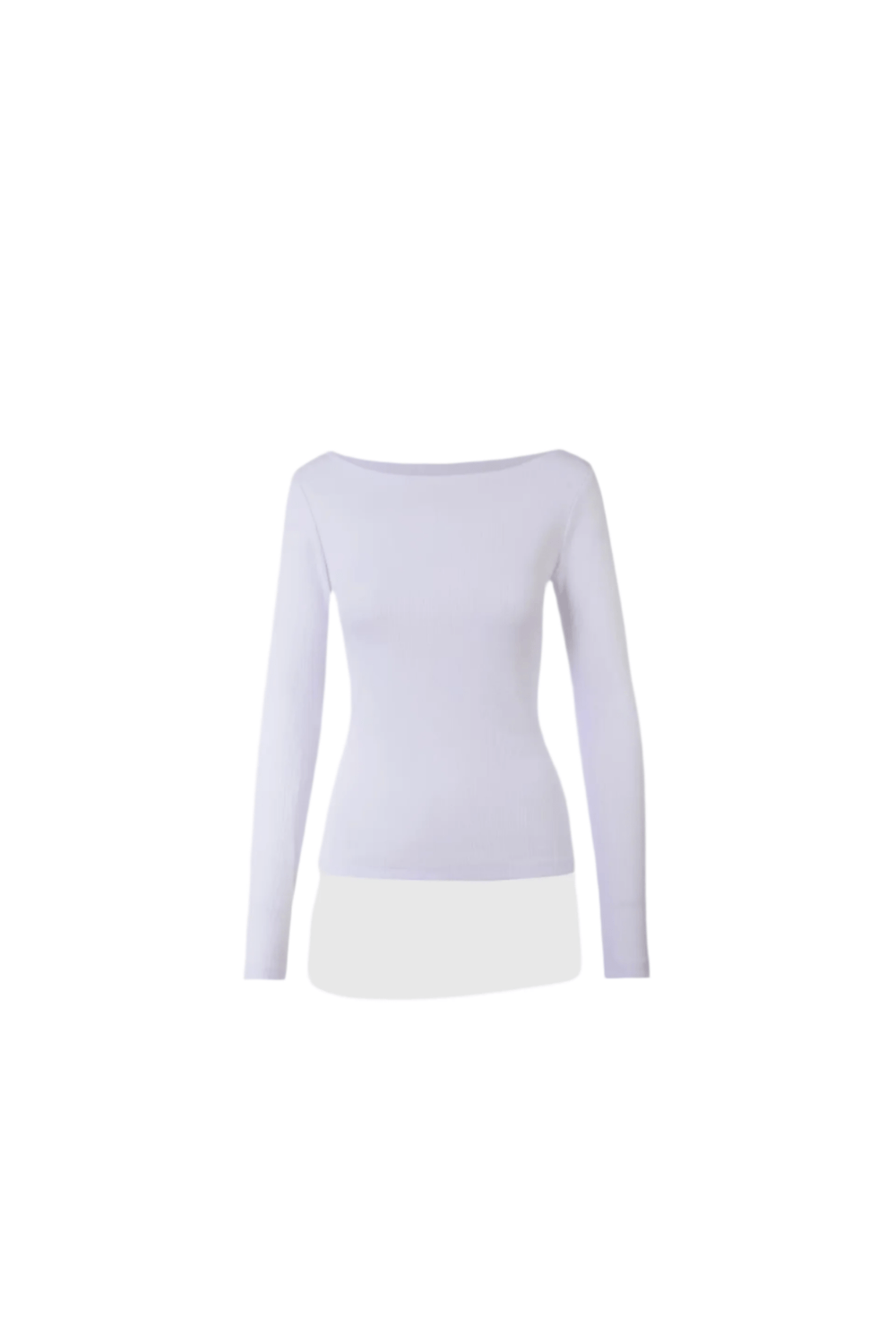 Petronella Rib Boatneck White | Topper | Smuk - Dameklær på nett