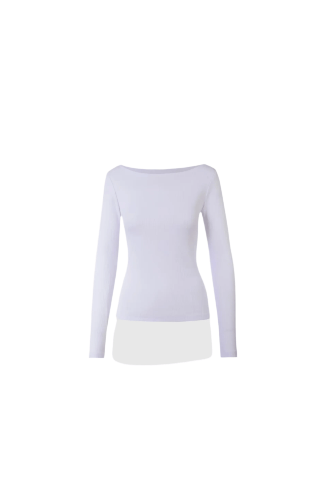 Petronella Rib Boatneck White | Topper | Smuk - Dameklær på nett