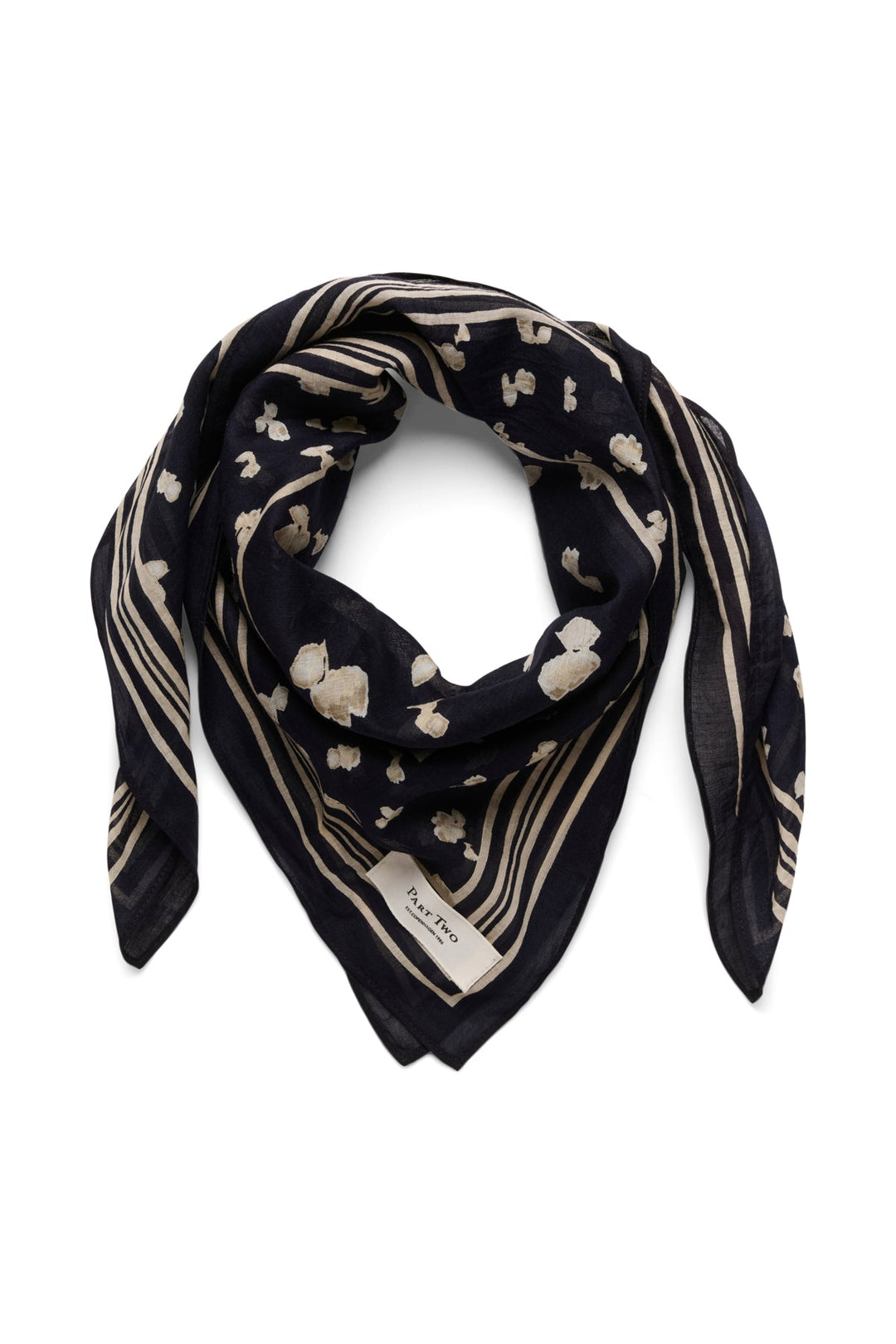 Phipw Scarf Navy Blurred Flower | Accessories | Smuk - Dameklær på nett