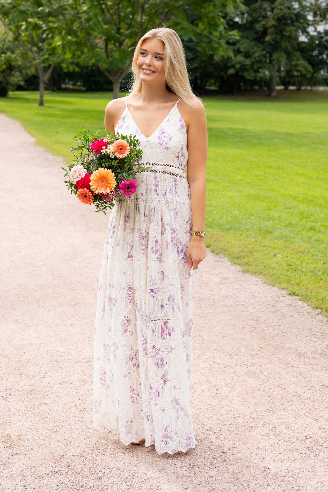 Pippa Maxi Dress Lavender Love | Kjoler | Smuk - Dameklær på nett