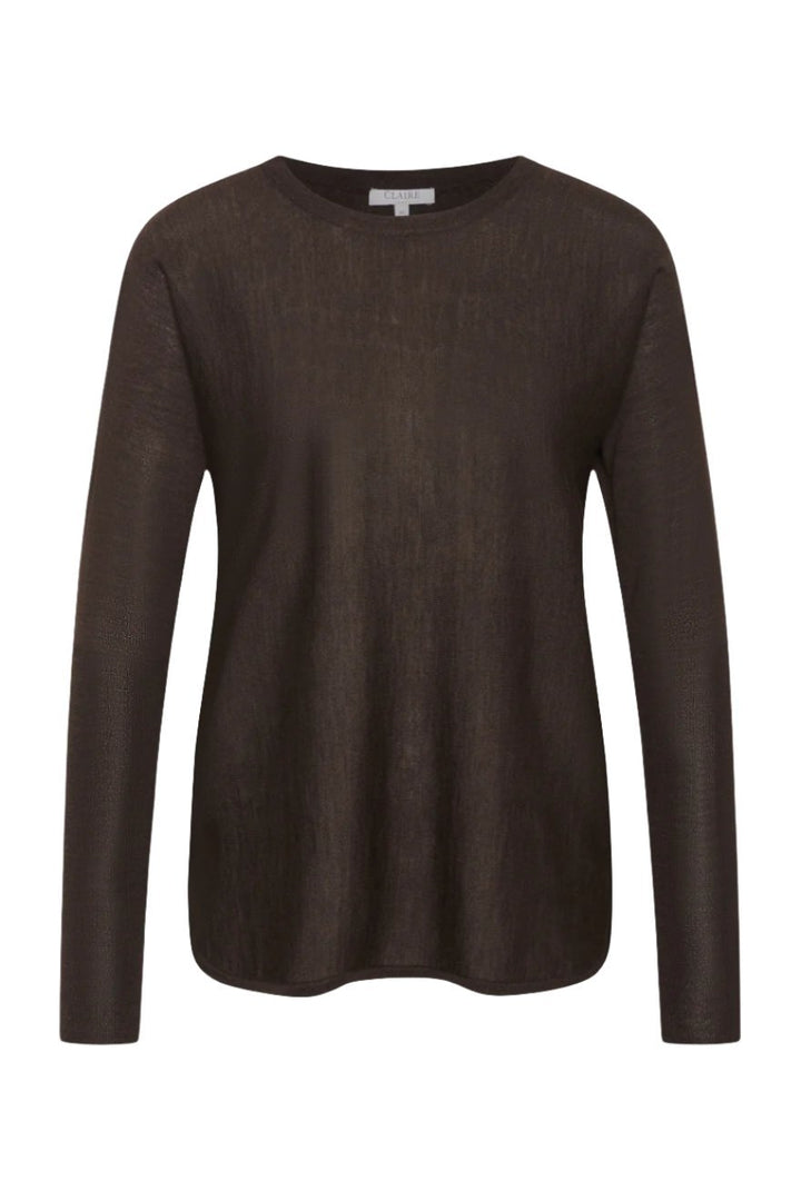 Pippa Pullover Brownie Melange | Genser | Smuk - Dameklær på nett