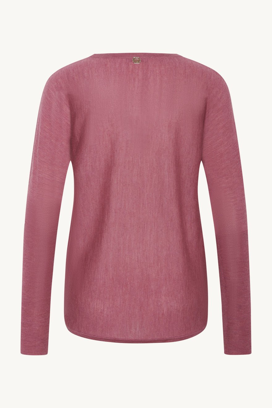 Pippa Pullover Rose Wine Melange | Genser | Smuk - Dameklær på nett