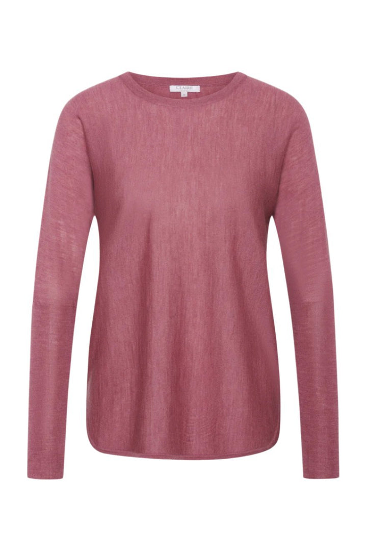 Pippa Pullover Rose Wine Melange | Genser | Smuk - Dameklær på nett