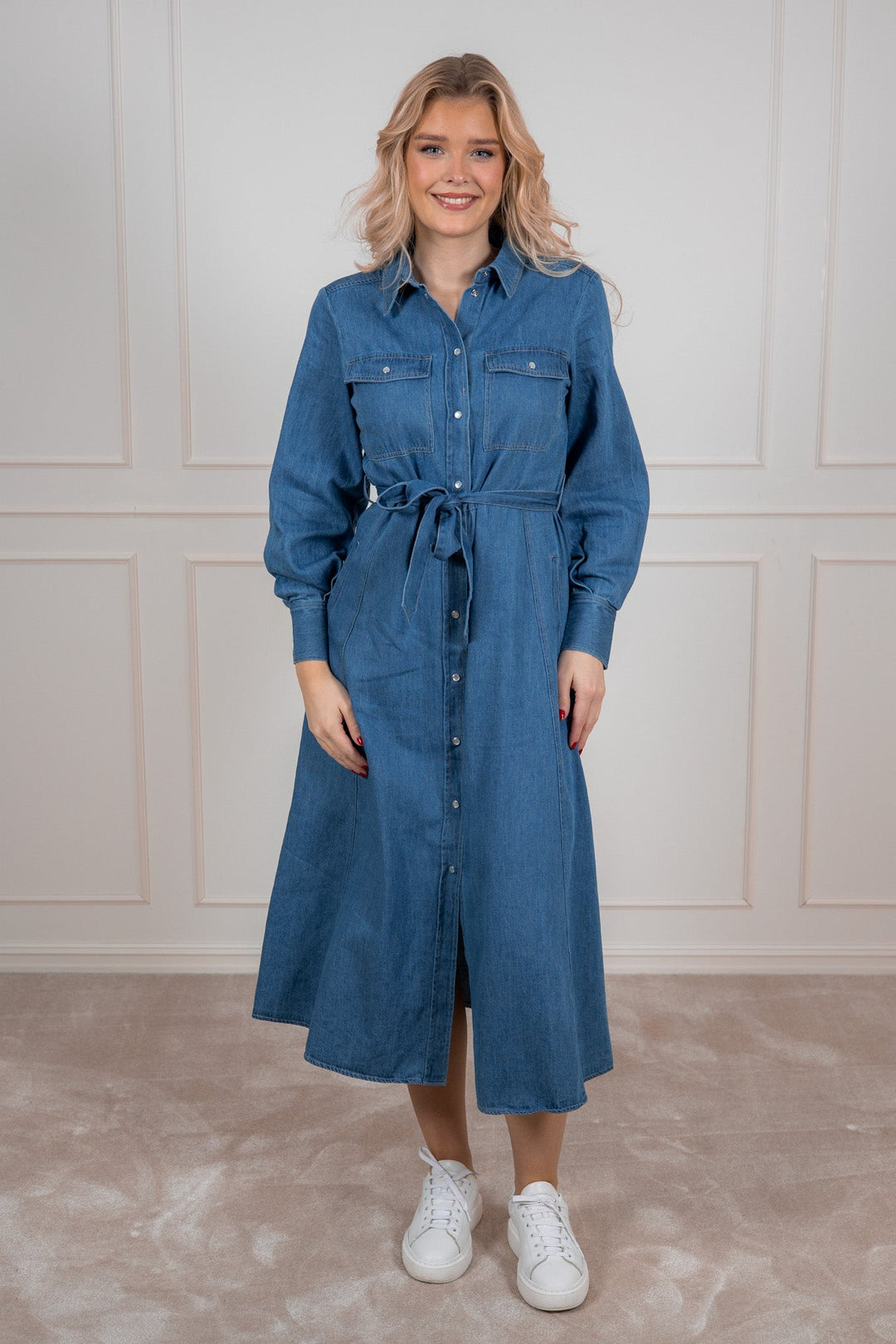 Polenkapw Dress Medium Blue Denim | Kjoler | Smuk - Dameklær på nett