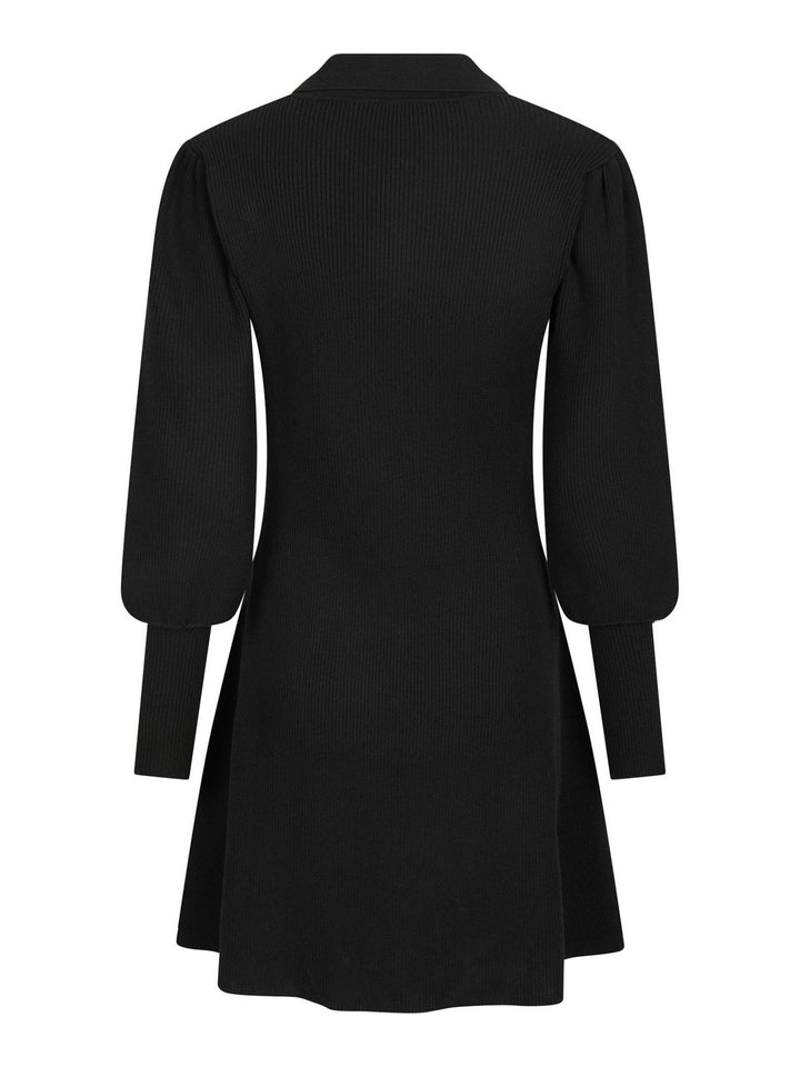 Polli Rib Knit Dress Black | Kjoler | Smuk - Dameklær på nett