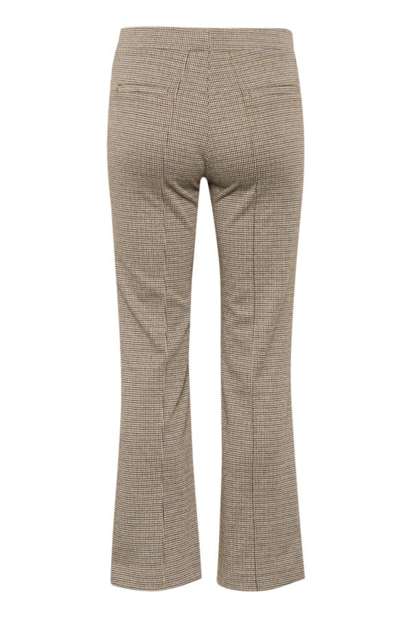 Pontaspw Pants Brown Check | Bukser | Smuk - Dameklær på nett