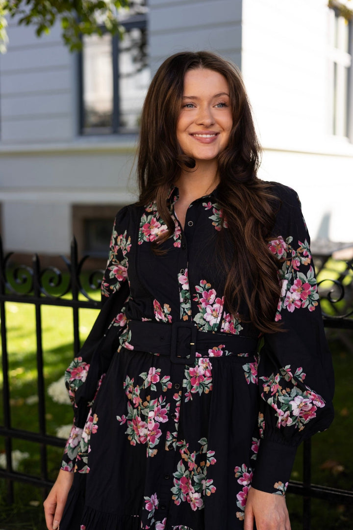 Poplin Midi Shirt Dress Apple Blossom | Kjoler | Smuk - Dameklær på nett