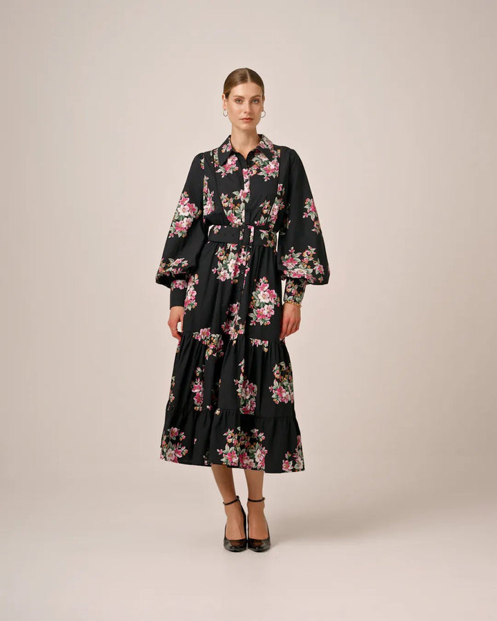 Poplin Midi Shirt Dress Apple Blossom | Kjoler | Smuk - Dameklær på nett