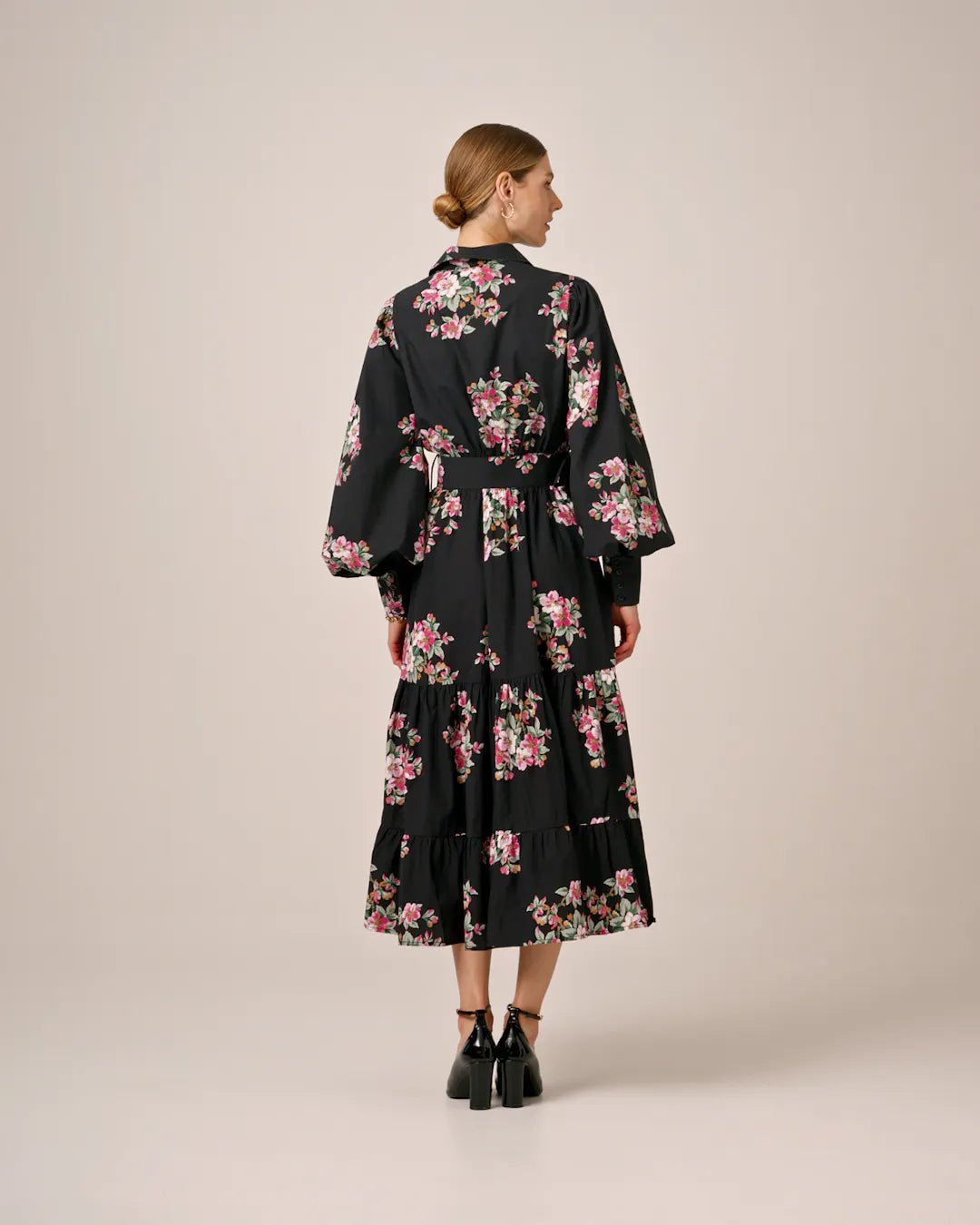 Poplin Midi Shirt Dress Apple Blossom | Kjoler | Smuk - Dameklær på nett