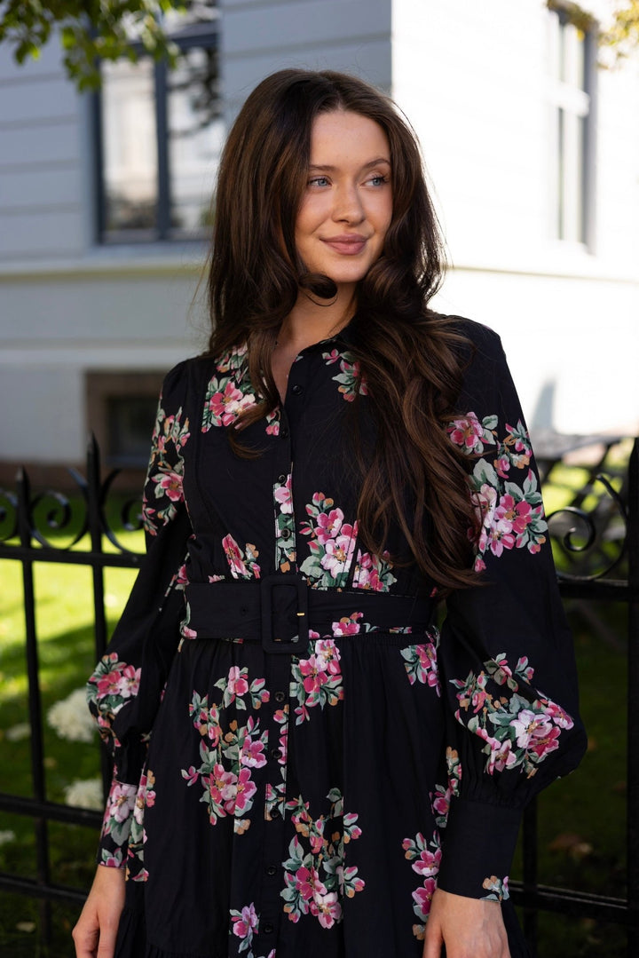 Poplin Midi Shirt Dress Apple Blossom | Kjoler | Smuk - Dameklær på nett