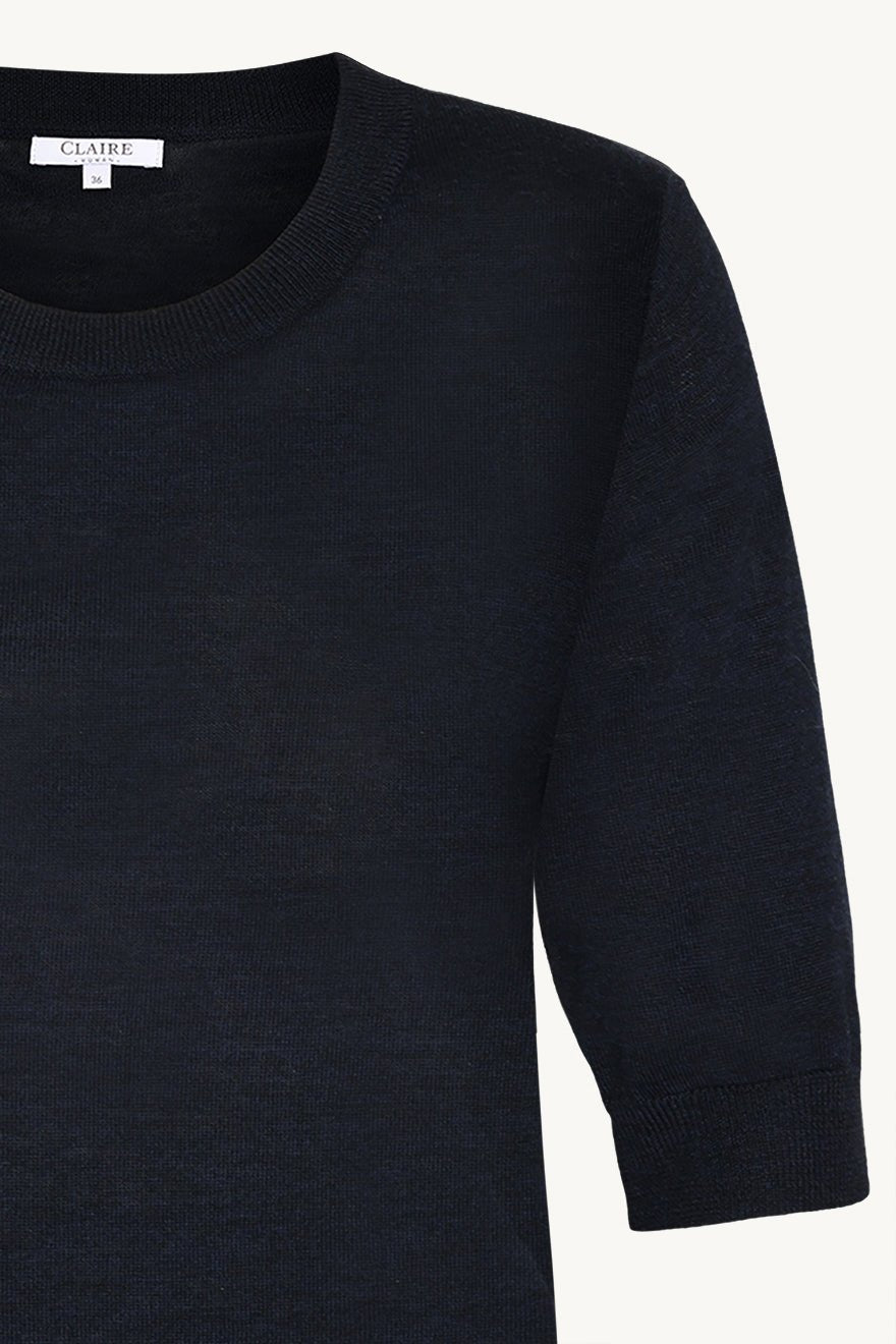 Putri Pullover Dark Navy Melange | Genser | Smuk - Dameklær på nett