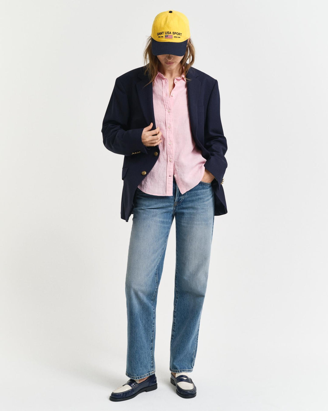 Regular Fit Linen Shirt Geranium Pink | Skjorter og bluser | Smuk - Dameklær på nett