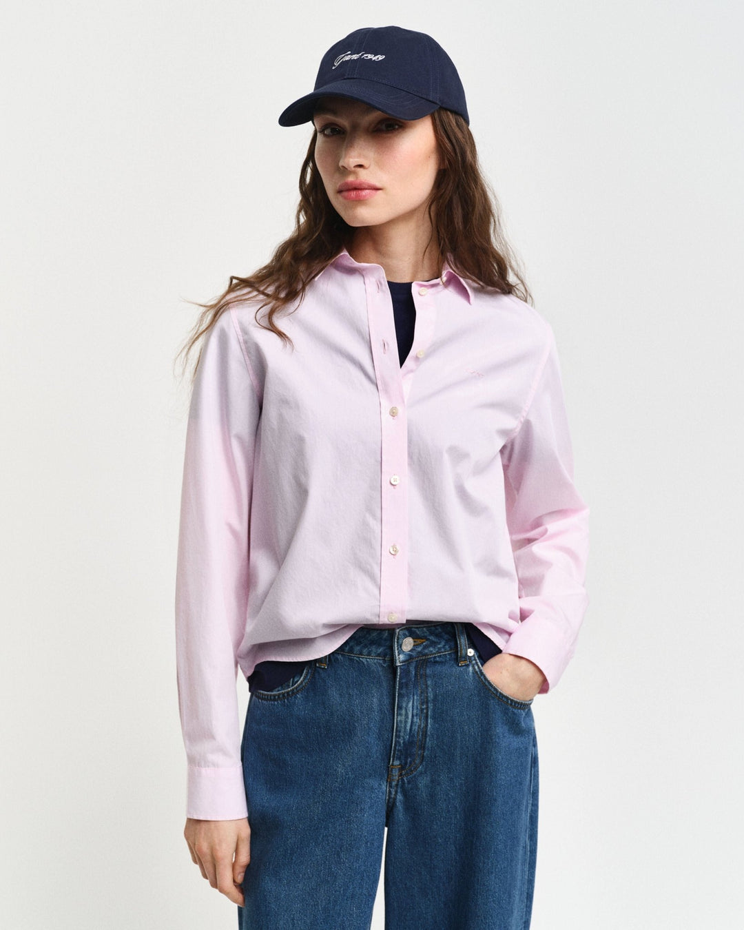 Regular Fit Poplin Shirt Light Pink | Skjorter og bluser | Smuk - Dameklær på nett