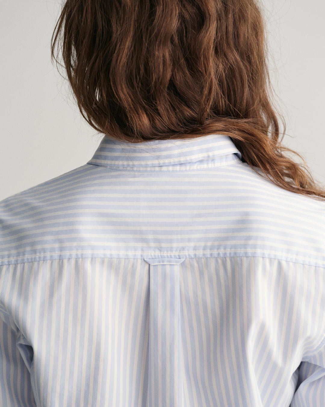 Regular Fit Striped Poplin Shirt Light Blue | Skjorter og bluser | Smuk - Dameklær på nett