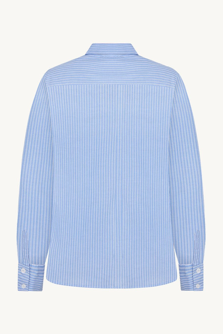 Resha Striped Shirt Serenity | Skjorter og bluser | Smuk - Dameklær på nett