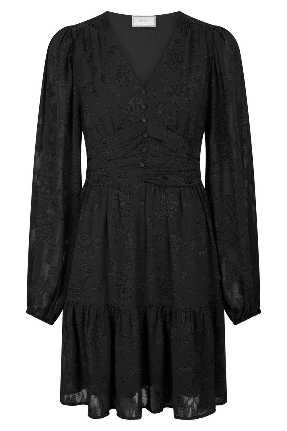 Rihana Burnout Dress Black | Kjoler | Smuk - Dameklær på nett