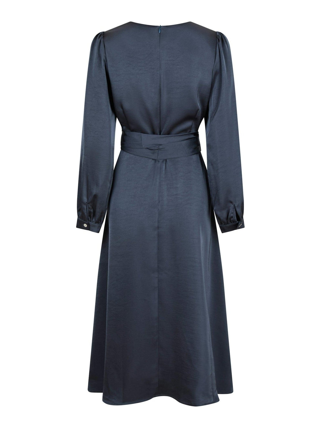 Rimini Heavy Sateen Dress Midnight Blue | Kjoler | Smuk - Dameklær på nett