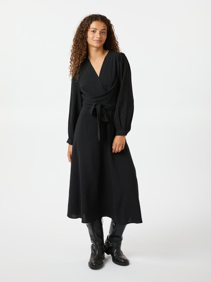 Rimini Structure Dress Black | Kjoler | Smuk - Dameklær på nett