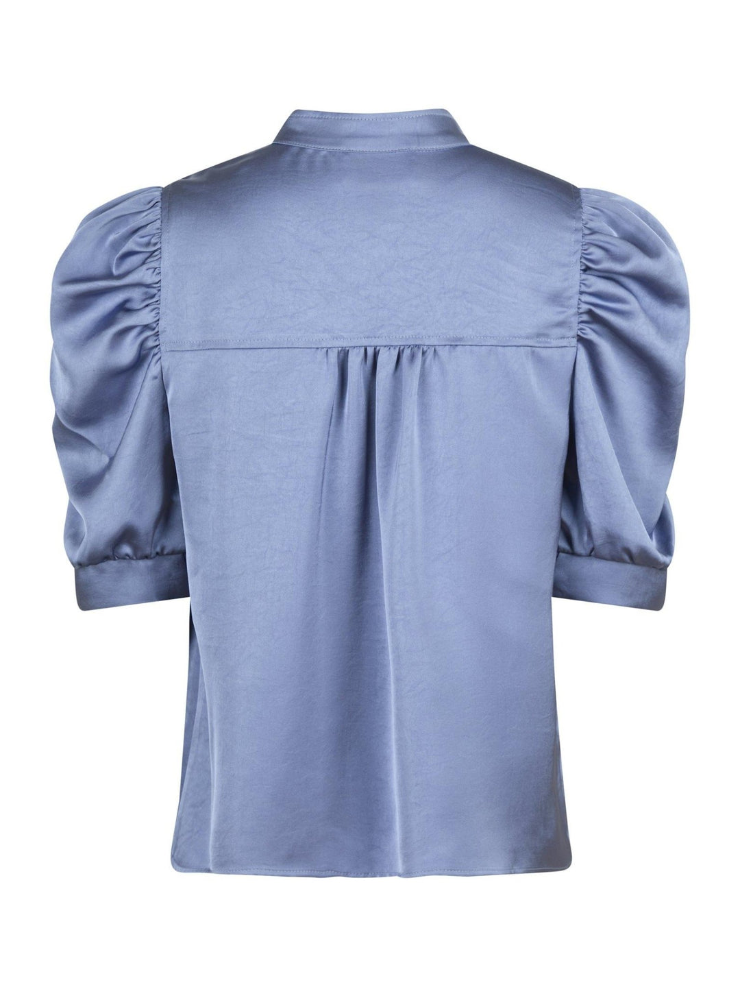 Roella Heavy Sateen Blouse Smoke Blue | Skjorter og bluser | Smuk - Dameklær på nett