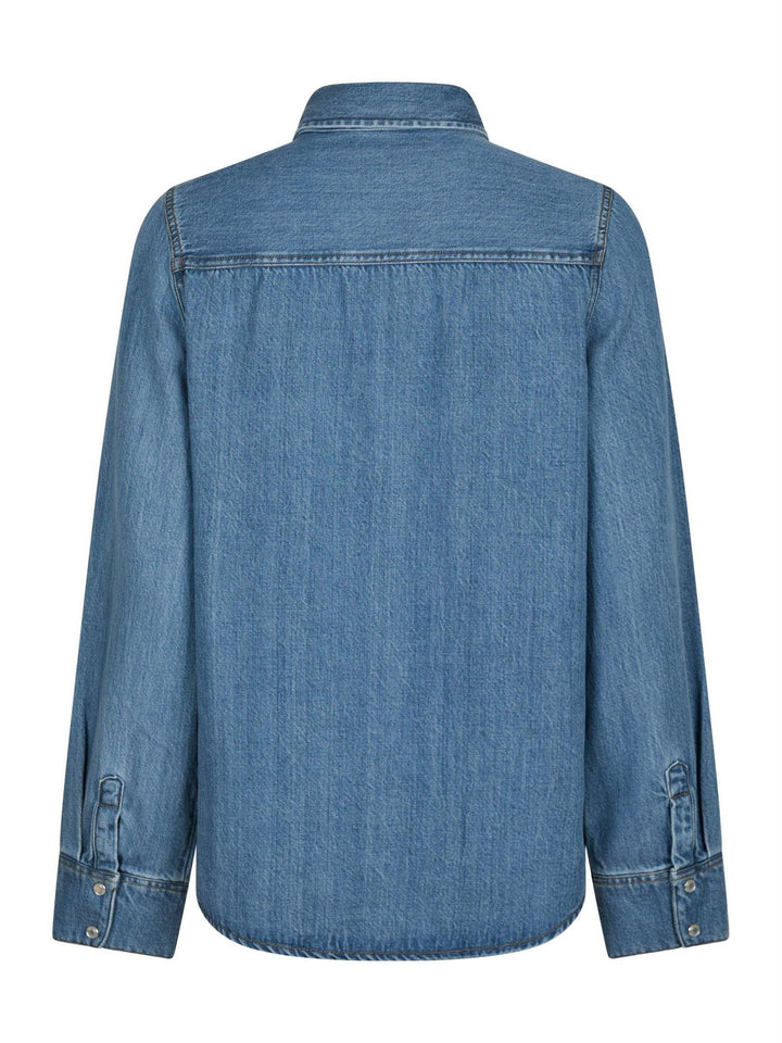 Roger Denim Shirt Vintage Blue | Skjorter og bluser | Smuk - Dameklær på nett