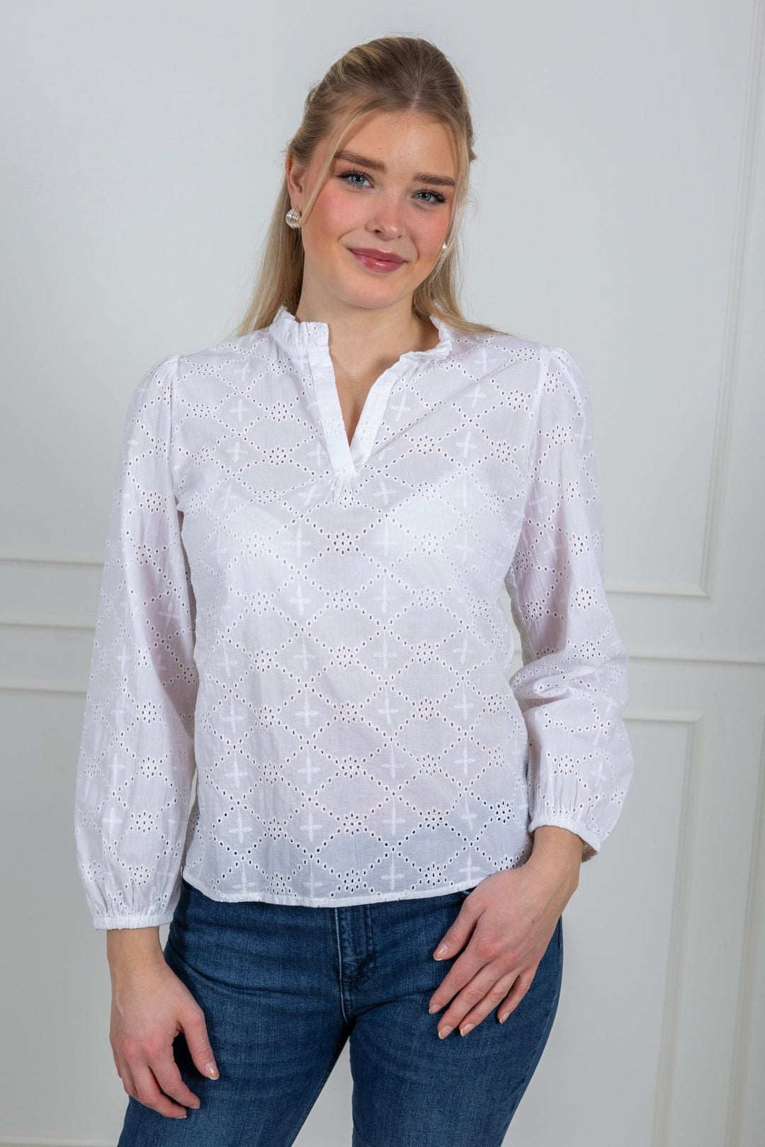 Rosie Blouse White | Skjorter og bluser | Smuk - Dameklær på nett