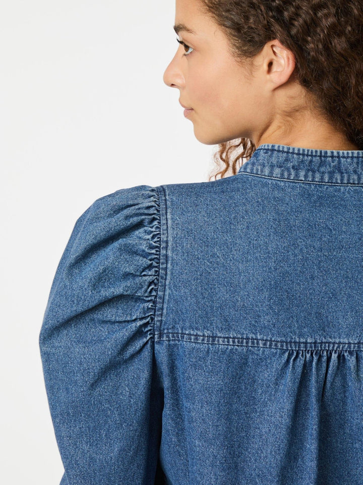 Rosslyn Denim Blouse Blue | Skjorter og bluser | Smuk - Dameklær på nett